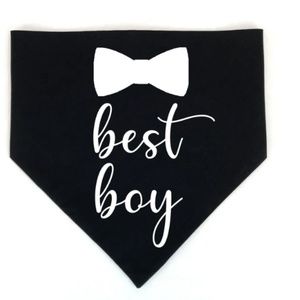 Wedding Dog Bandana "Best Boy"